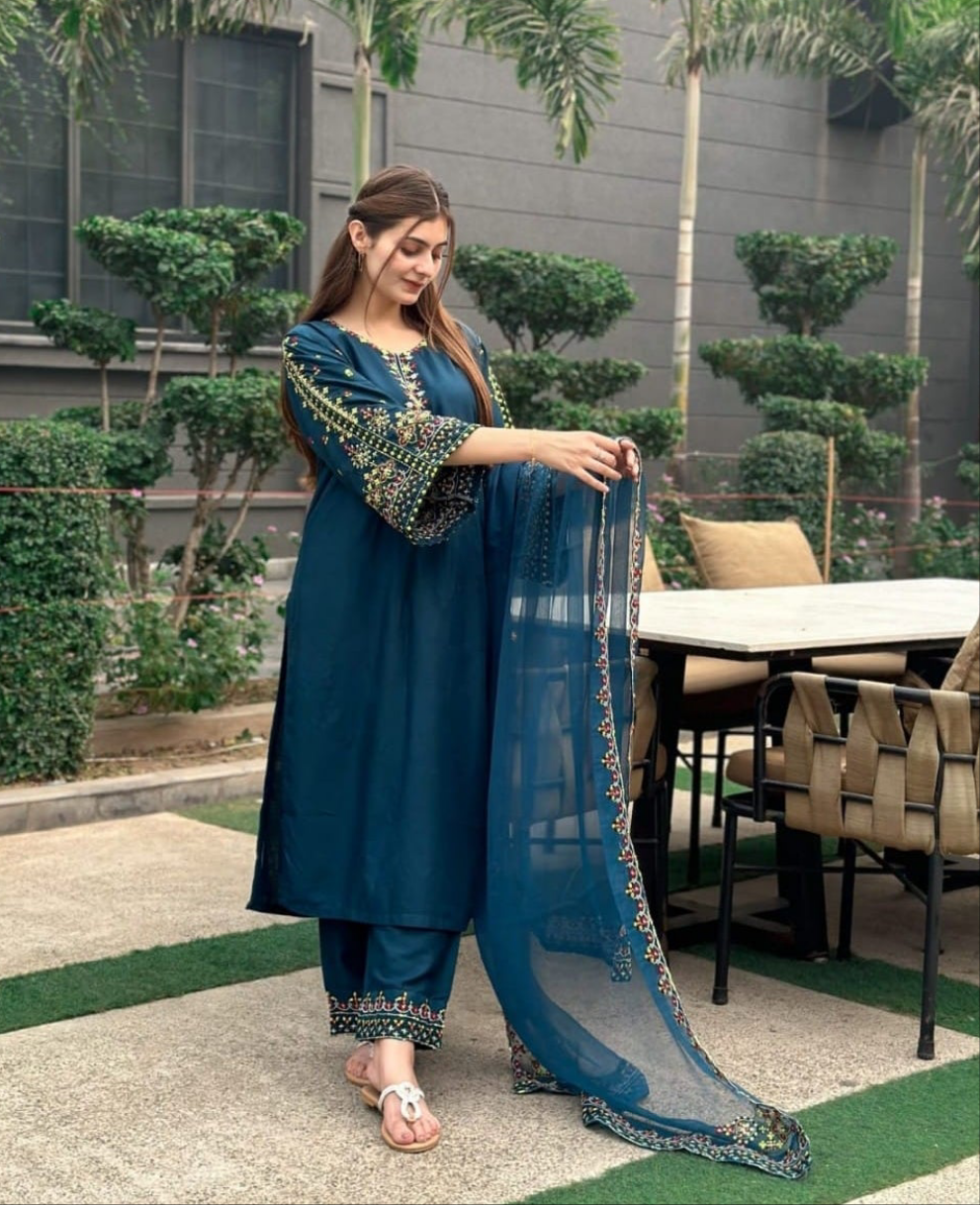 Adab article lawn 3 peice