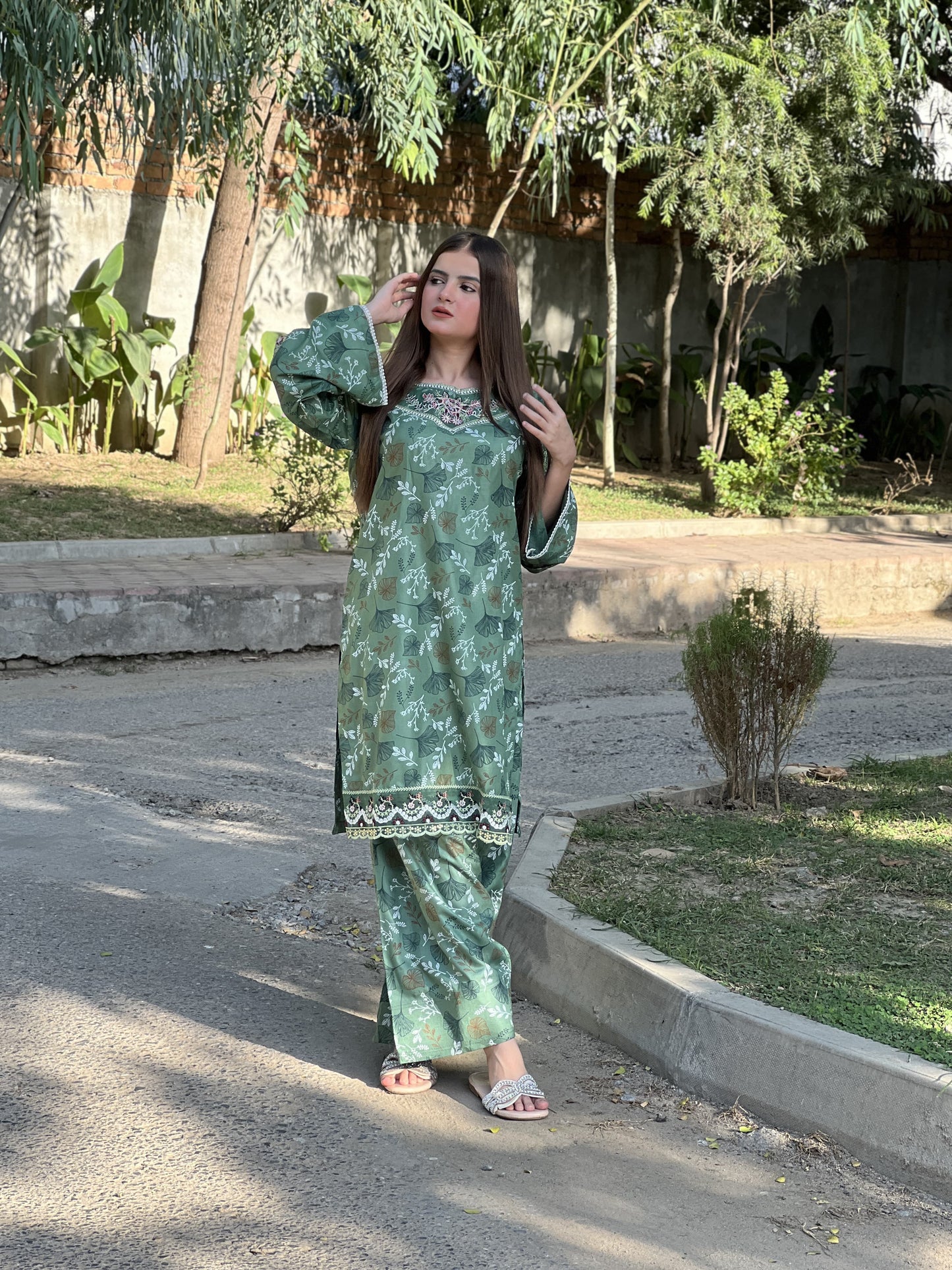 RUKHSAAR embroidery 2 peice dress