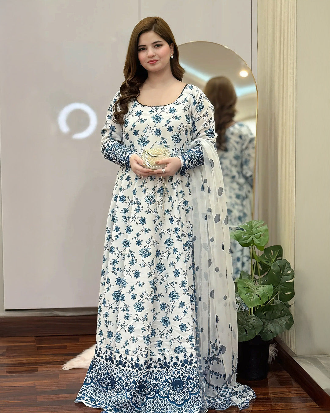 Kaninat printed 2pc maxi
