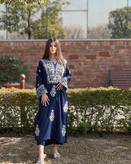 Dazzle embroided 2 peice