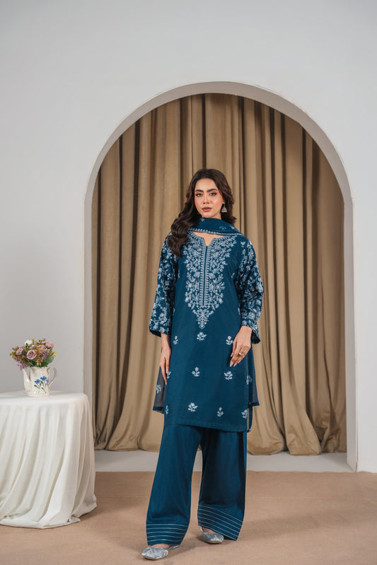 FARI EMBROIDERED 3PC (FARSHI)*
