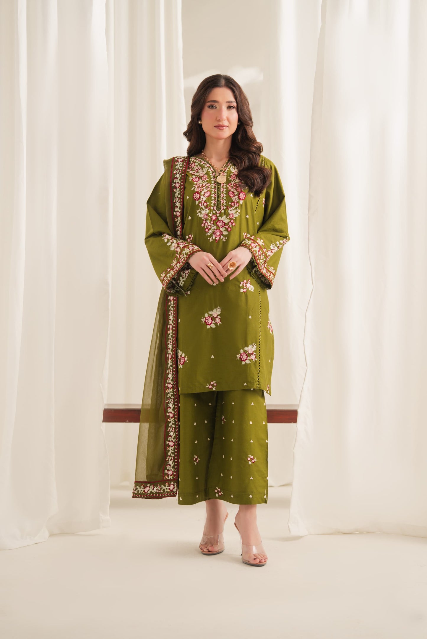 Anarkali 3 pc dress
