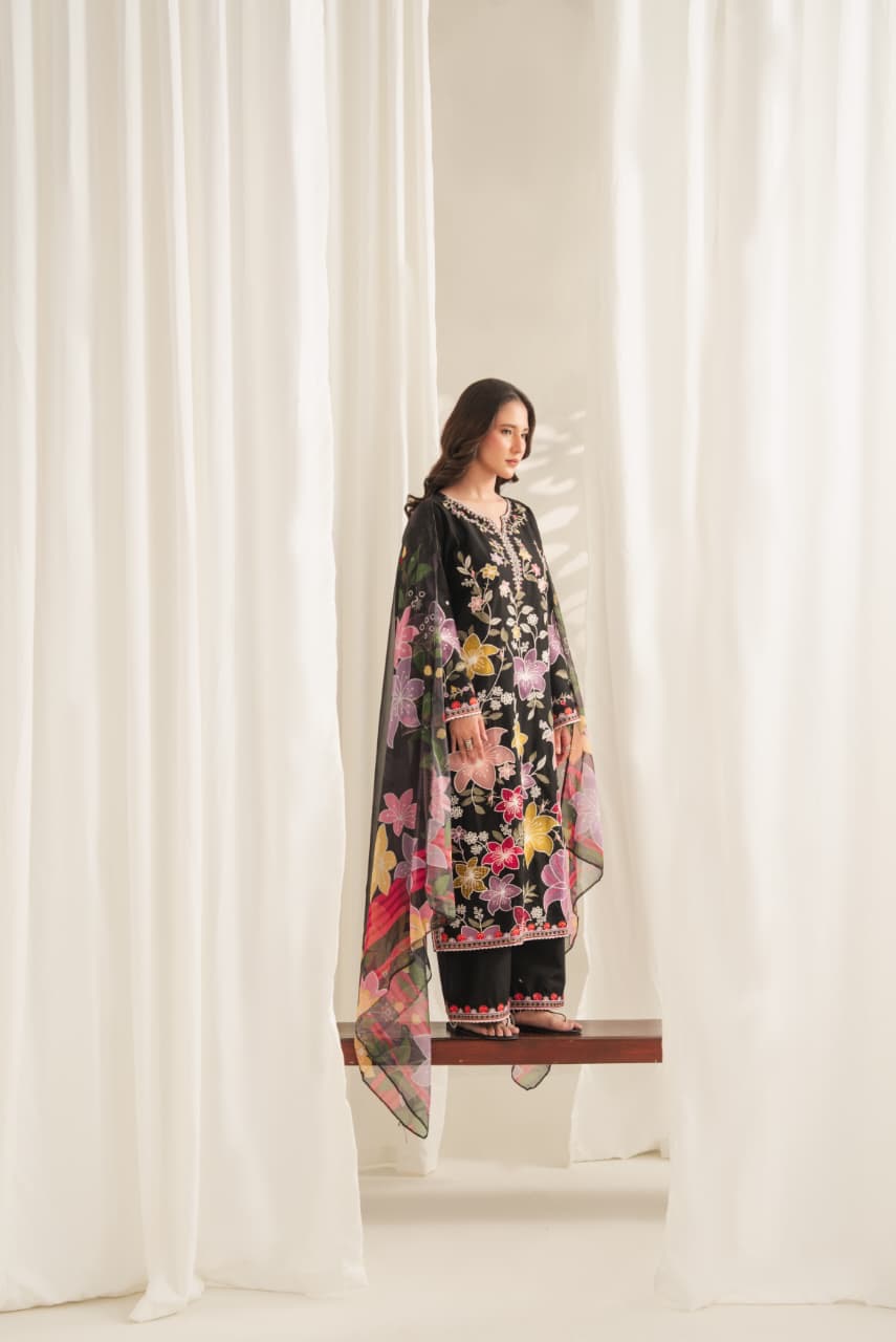 Ishq Embroided 3pc dress