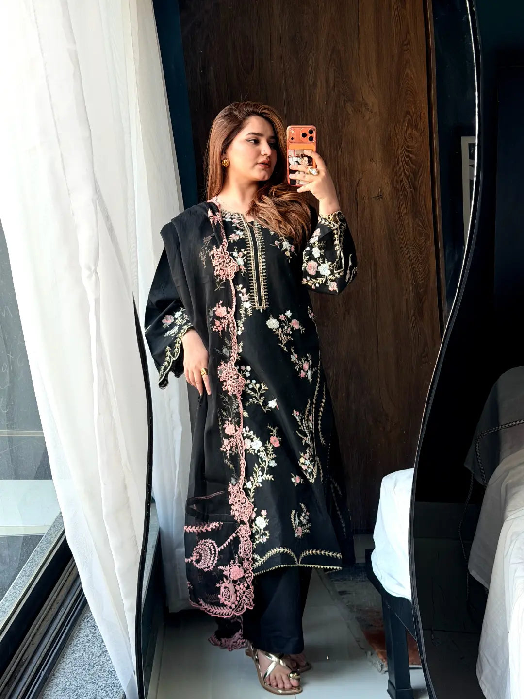Hania embroidery 3pc