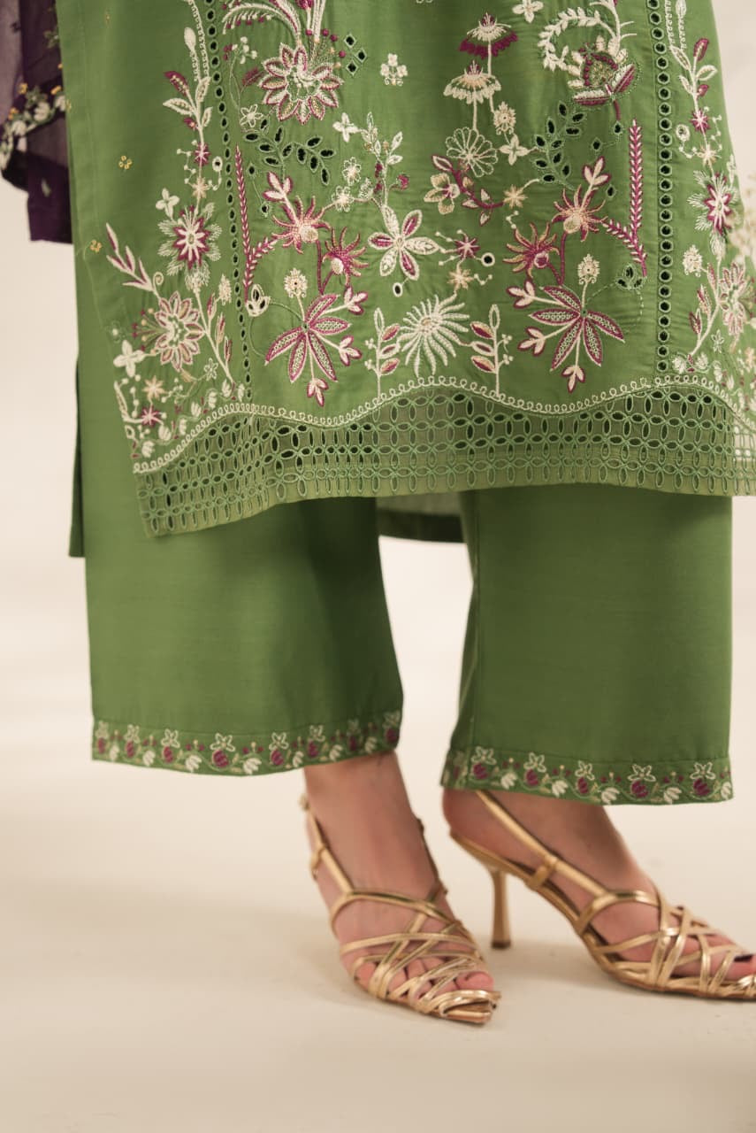 Shehnai embroidered 3pc