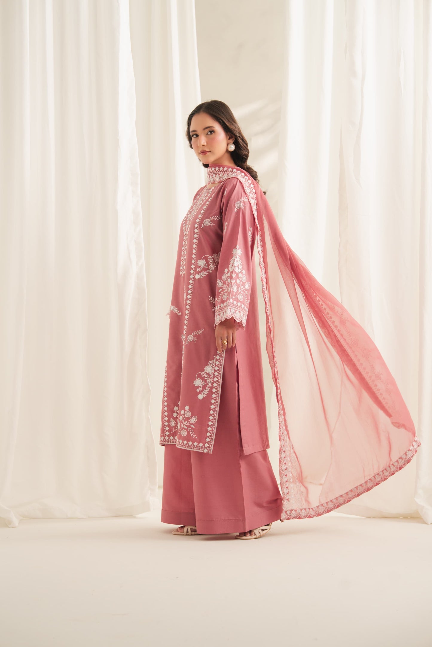 Elan Embroided 3pc dress