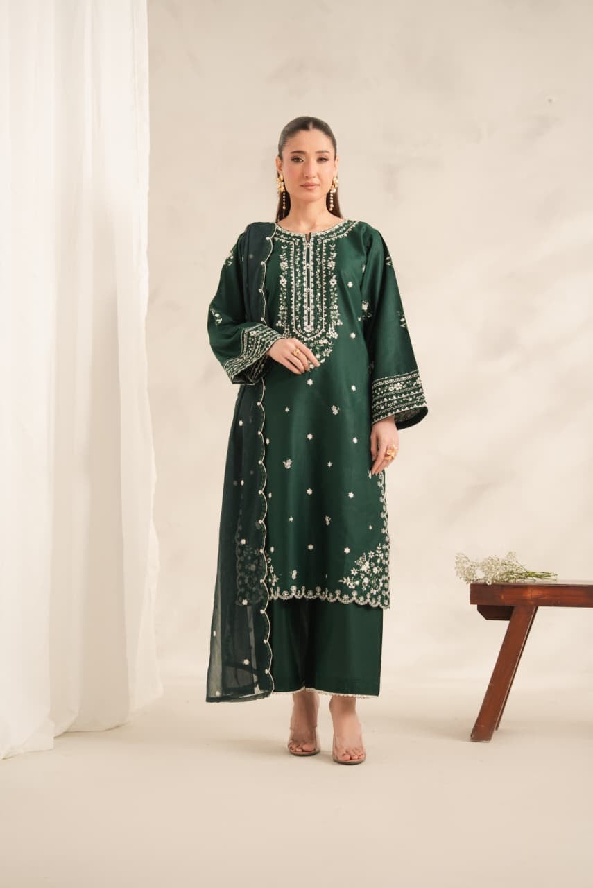 Wareesha embroidery 3pc