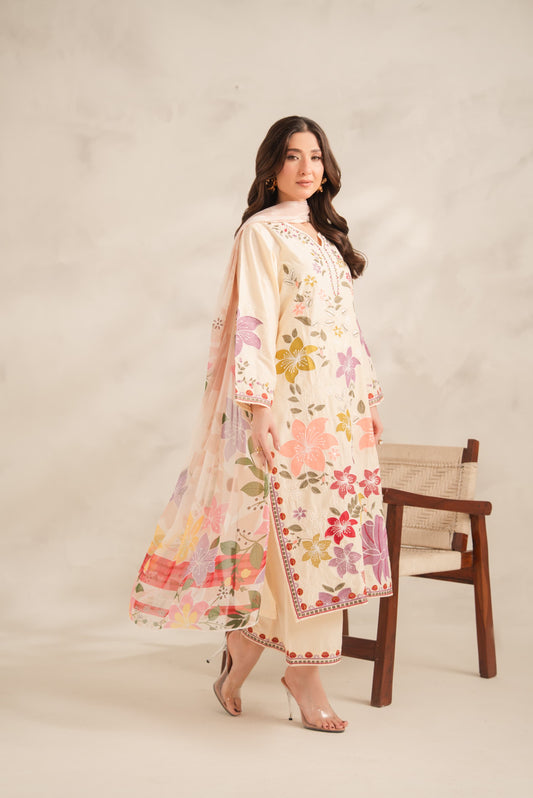 AROOSA EMBROIDERED 3PC
