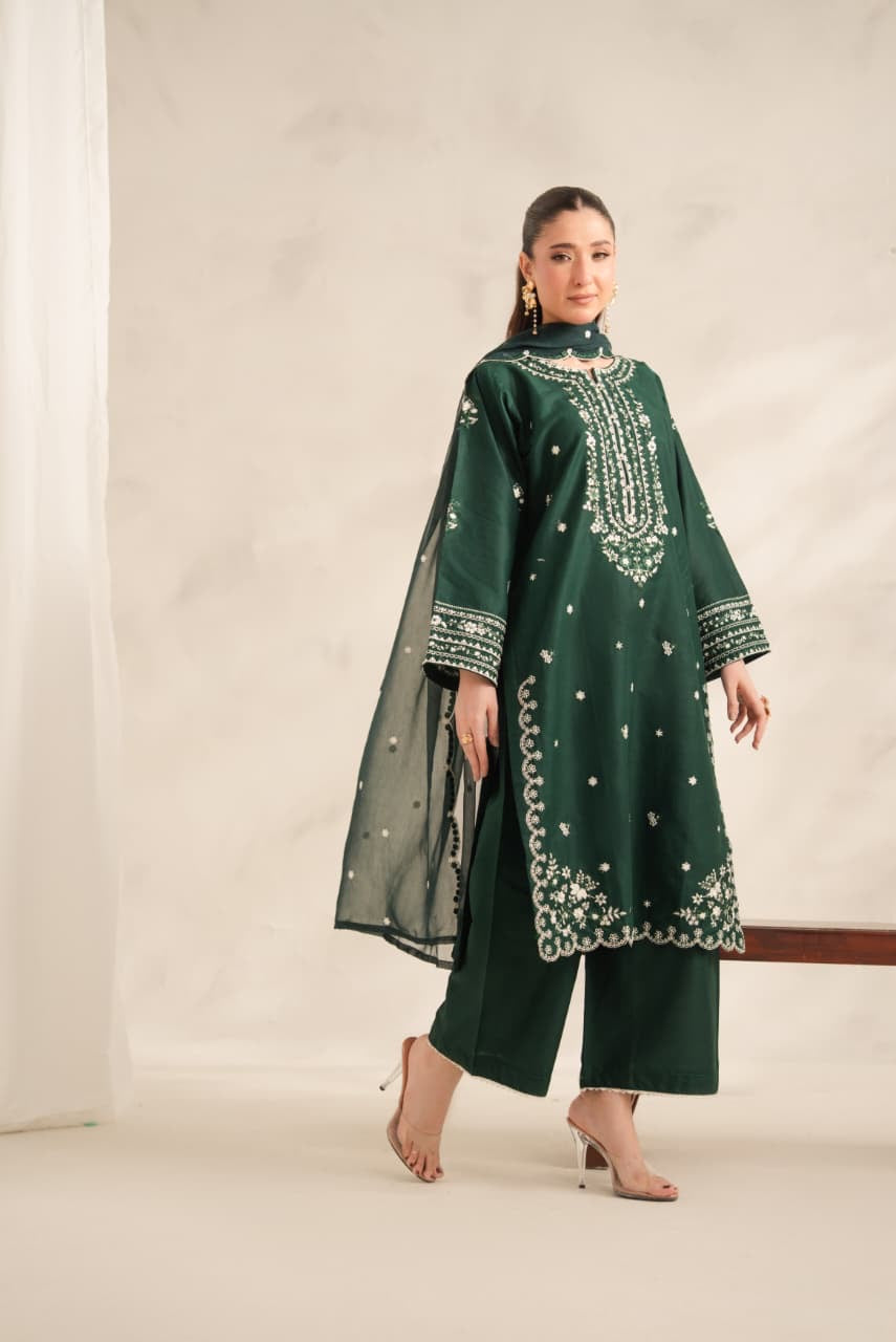 Wareesha embroidery 3pc