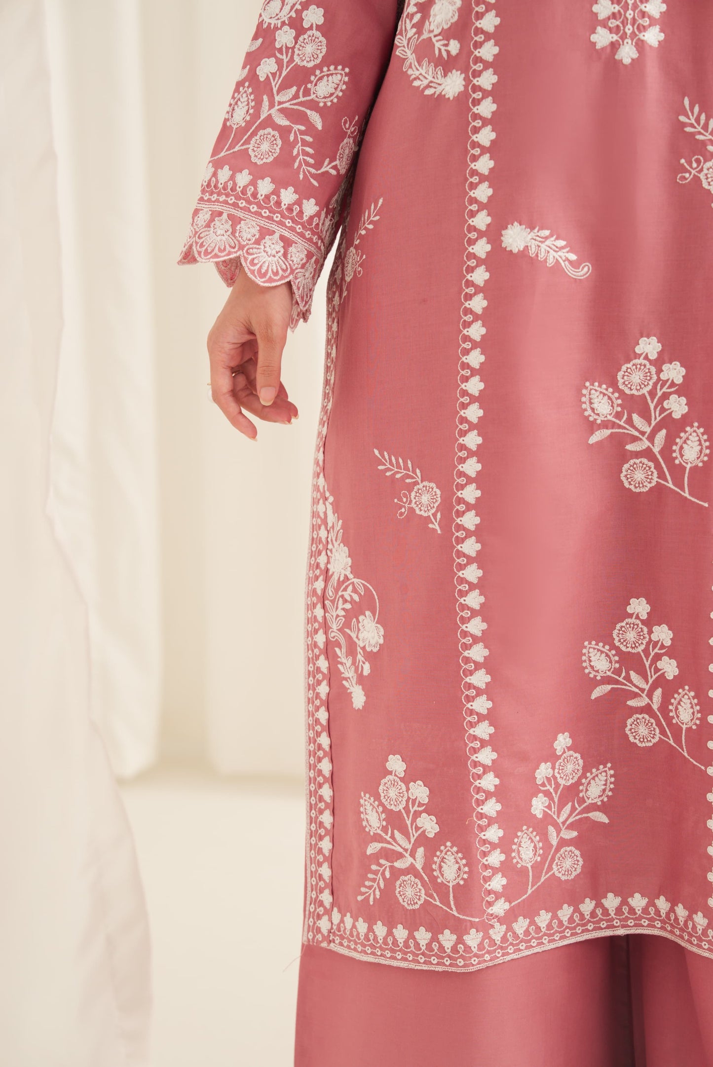 Elan Embroided 3pc dress