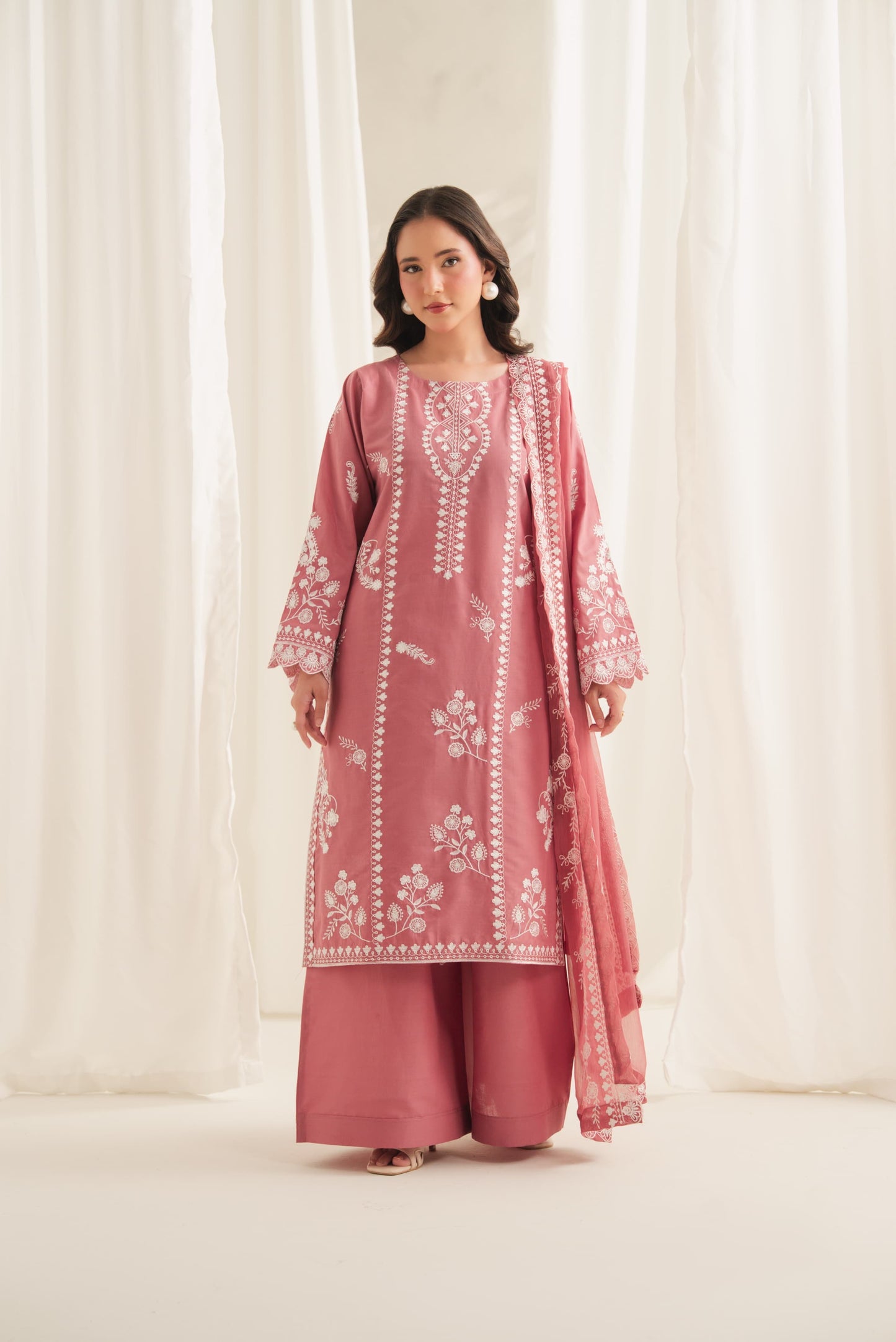 Elan Embroided 3pc dress