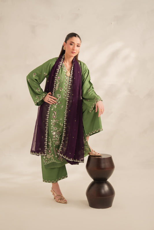 SHEHNAI EMBROIDERED 3PC