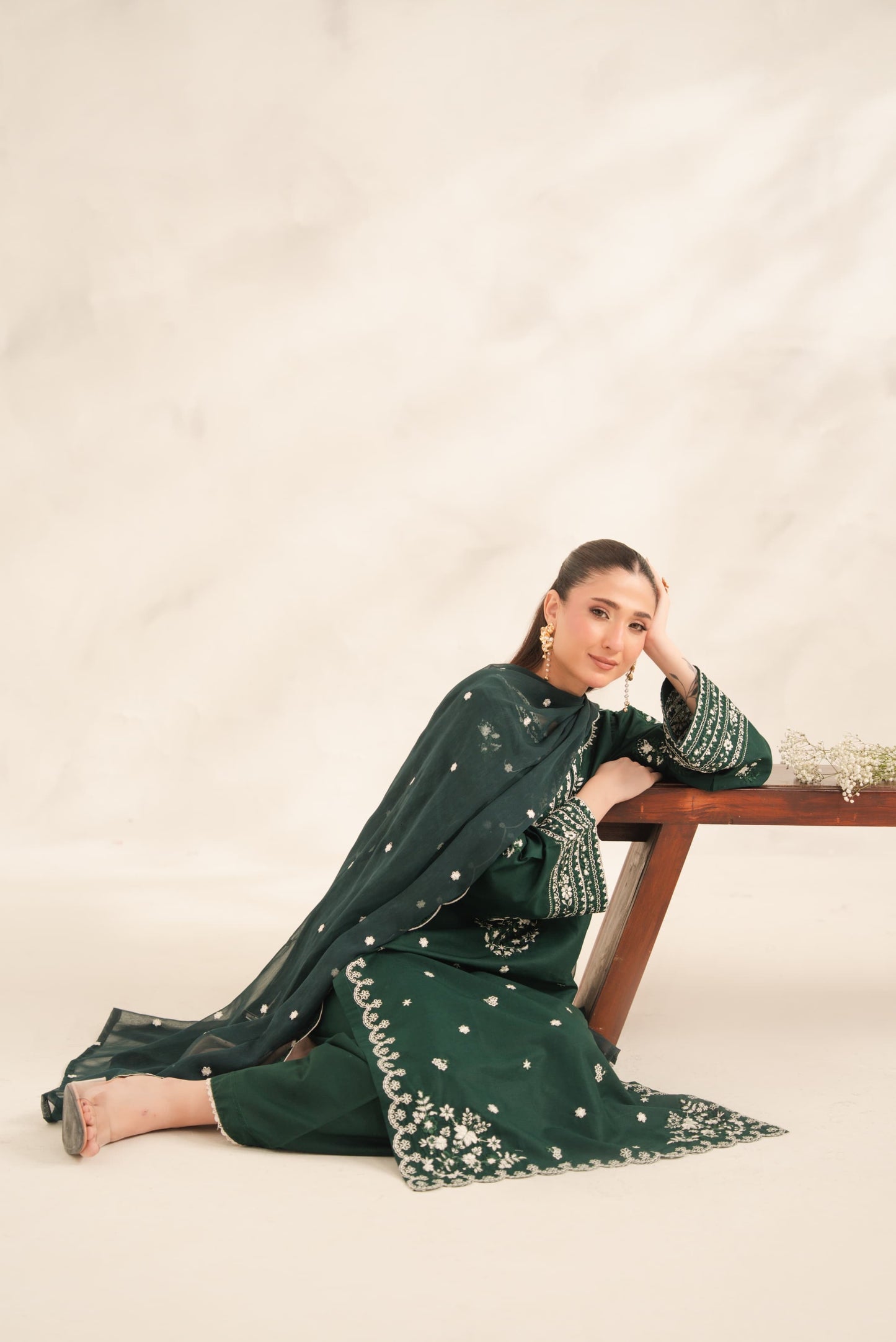 Wareesha embroidery 3pc