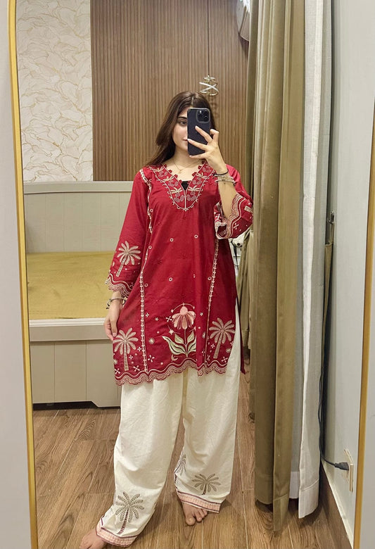Saba Embroided farshi 2pc