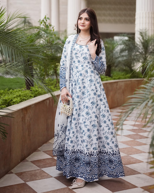 Kaninat printed 2pc maxi