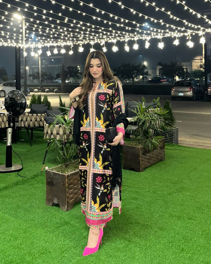 Gulbahar black 2 peice