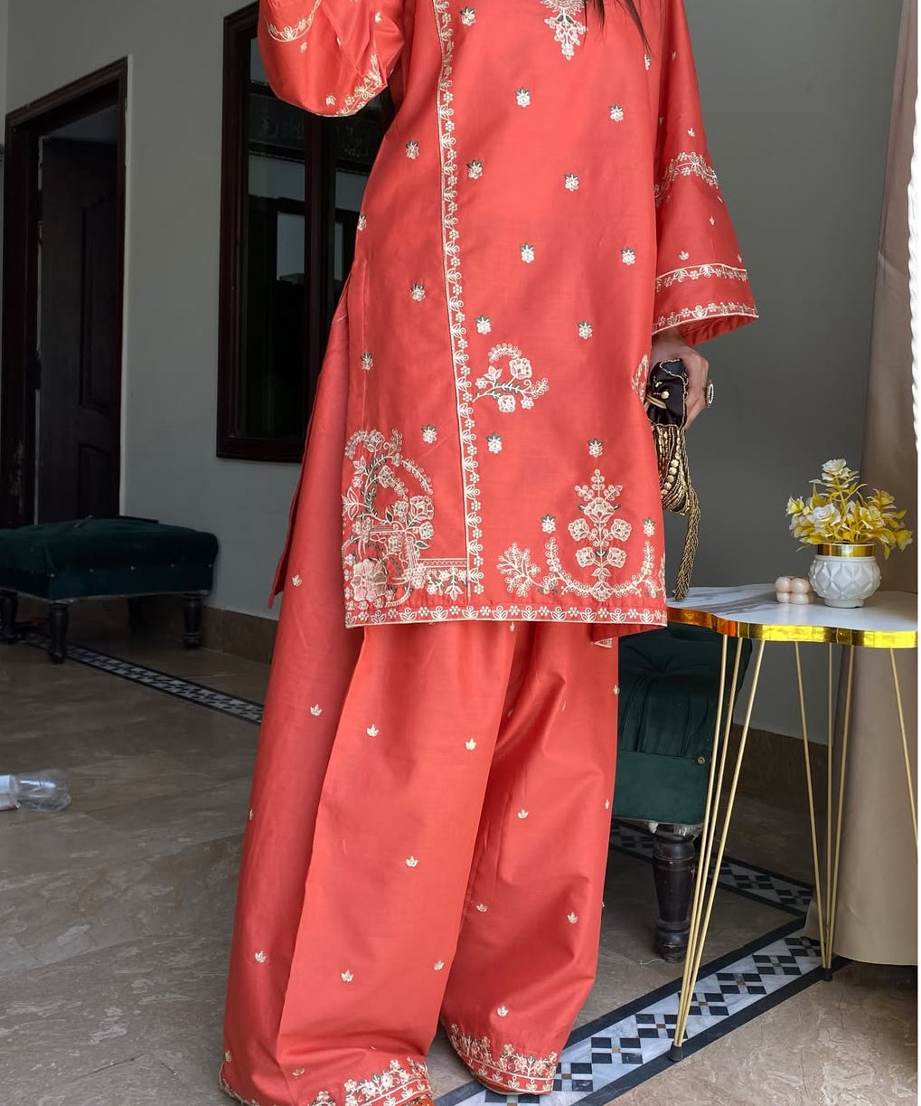 Janat Embroidery 2pc