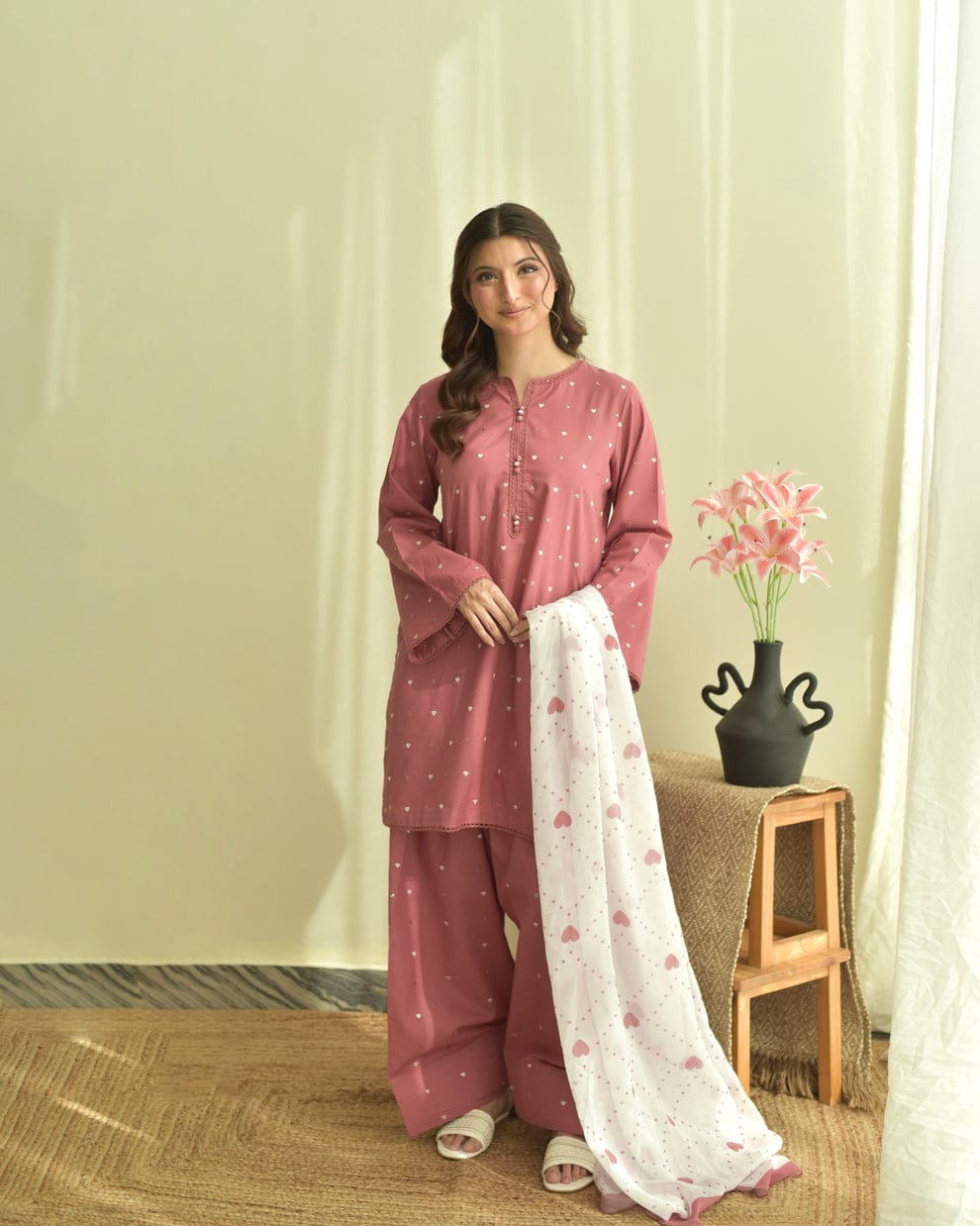 Dilara embroided 3pc dress