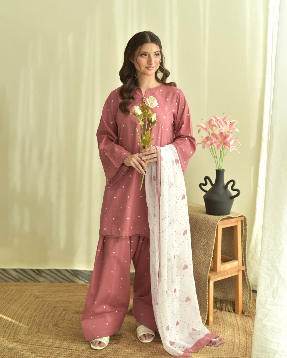 Dilara embroided 3pc dress