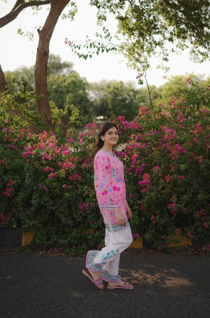 Pink rose 2 peice Article