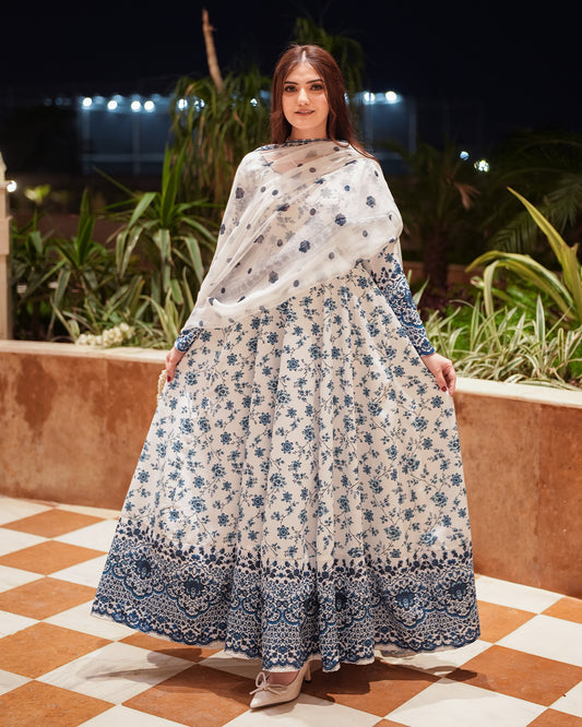 Kaninat printed 2pc maxi