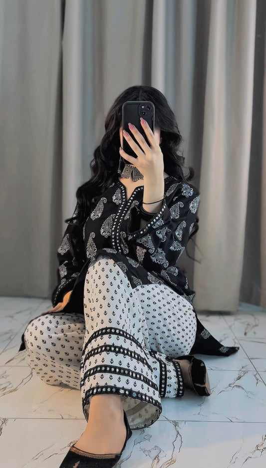 MAHR0 farshi shalwar suit
