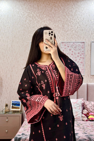 Ajal embroided dress