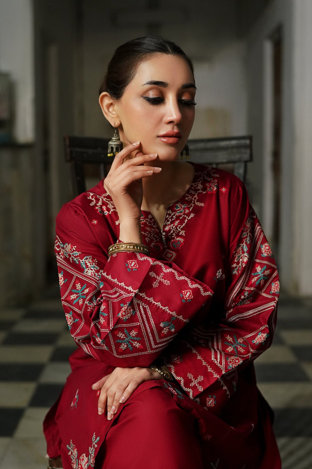 Dua embroided 2pc