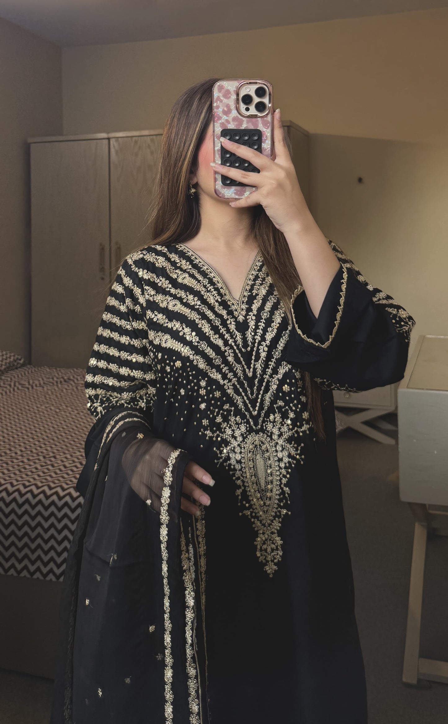 Black peacock 3 PC 🦚