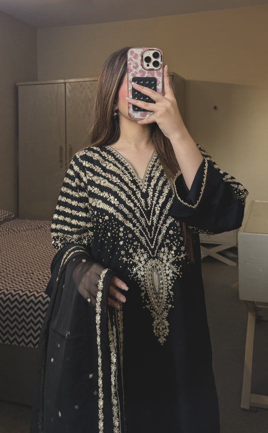 Black peacock 3 PC 🦚