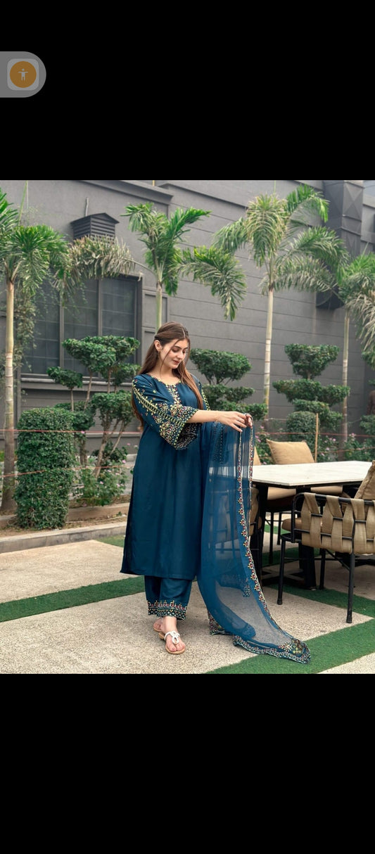 Adab article lawn 3 peice