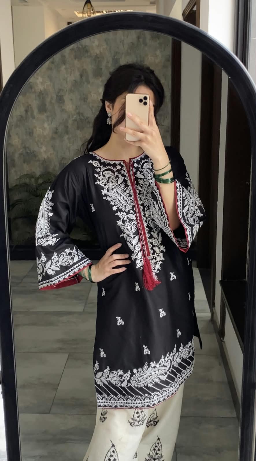SAFEER EMBROIDERY 2PC (FARSHI)