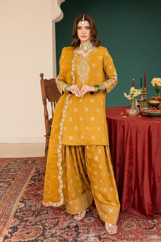 SONA EMBROIDERED 3PC (FARSHI)*