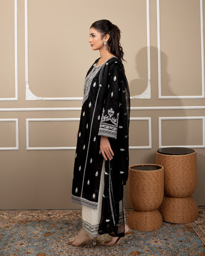 Shah jahan embroided 3 peice