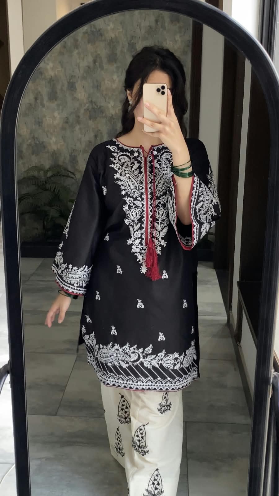 SAFEER EMBROIDERY 2PC (FARSHI)